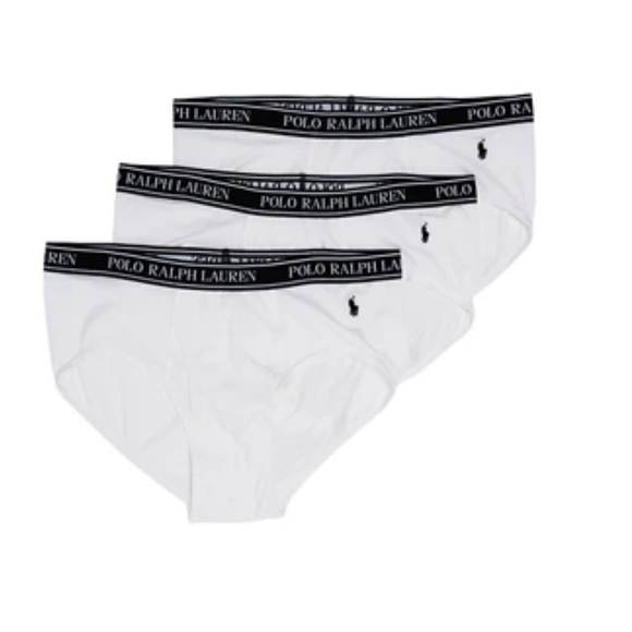 Bundle (3) POLO RALPH LAUREN STRETCH CLASSIC FIT BRIEFS. - Picture 2 of 10
